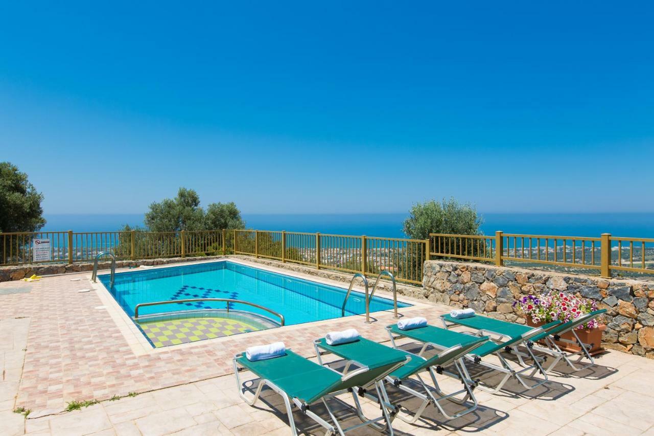 Maroulas Villas Ioanna & Stavros, Private Pools, Bbq & Seaview, By Thinkvilla Esterno foto