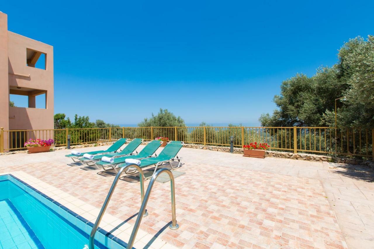 Maroulas Villas Ioanna & Stavros, Private Pools, Bbq & Seaview, By Thinkvilla Esterno foto
