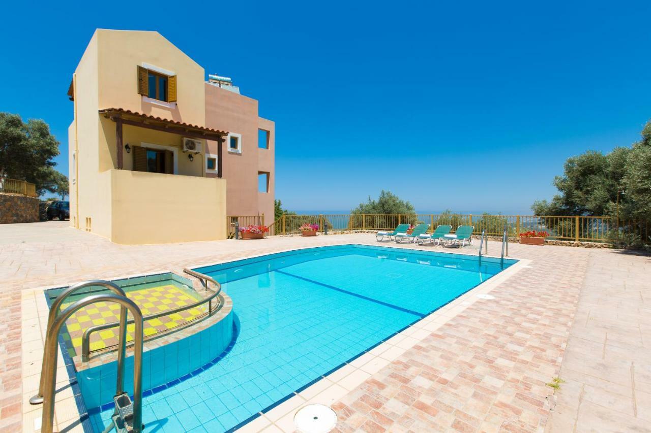 Maroulas Villas Ioanna & Stavros, Private Pools, Bbq & Seaview, By Thinkvilla Esterno foto